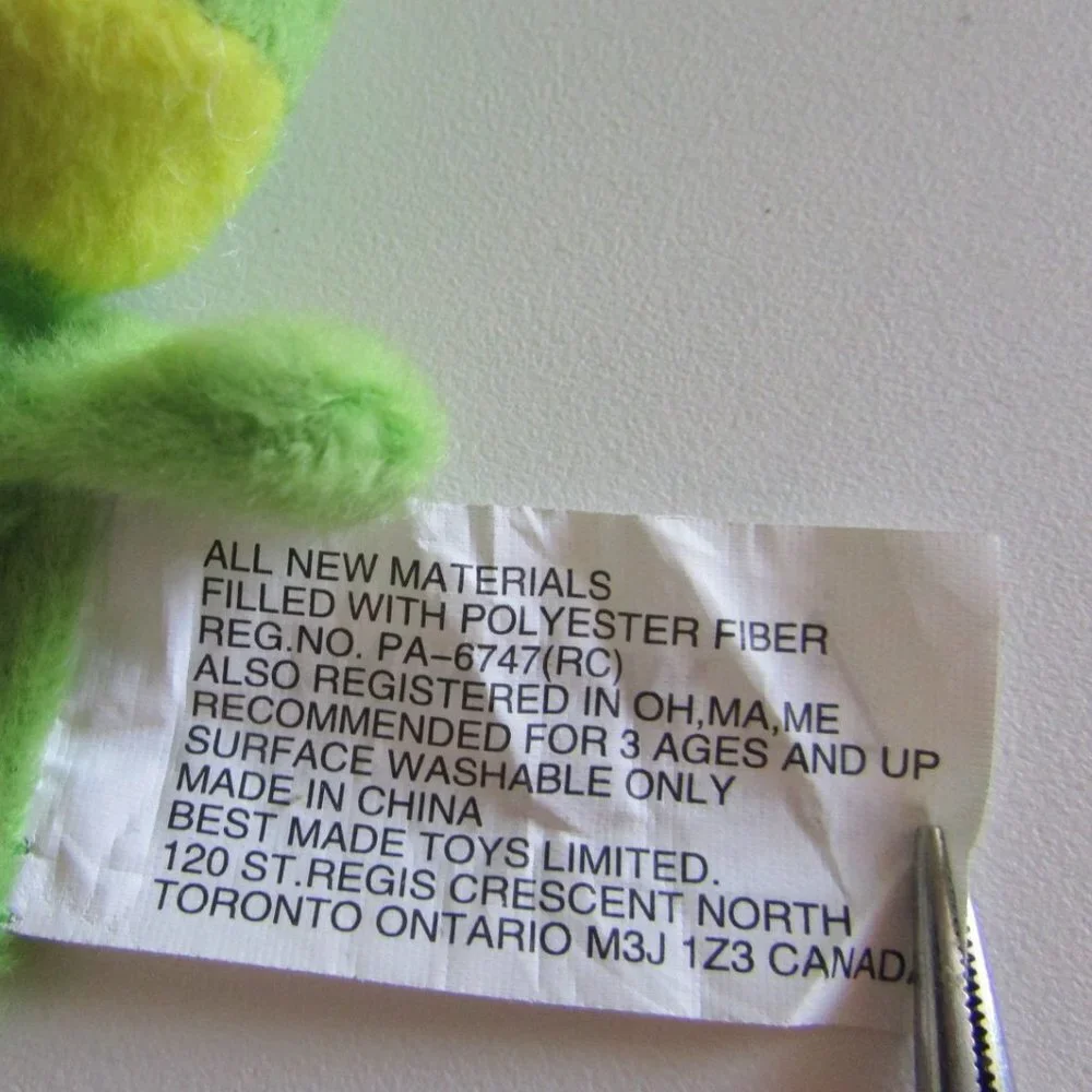 FROG FINGER PUPPET Stuffed Animal Plush